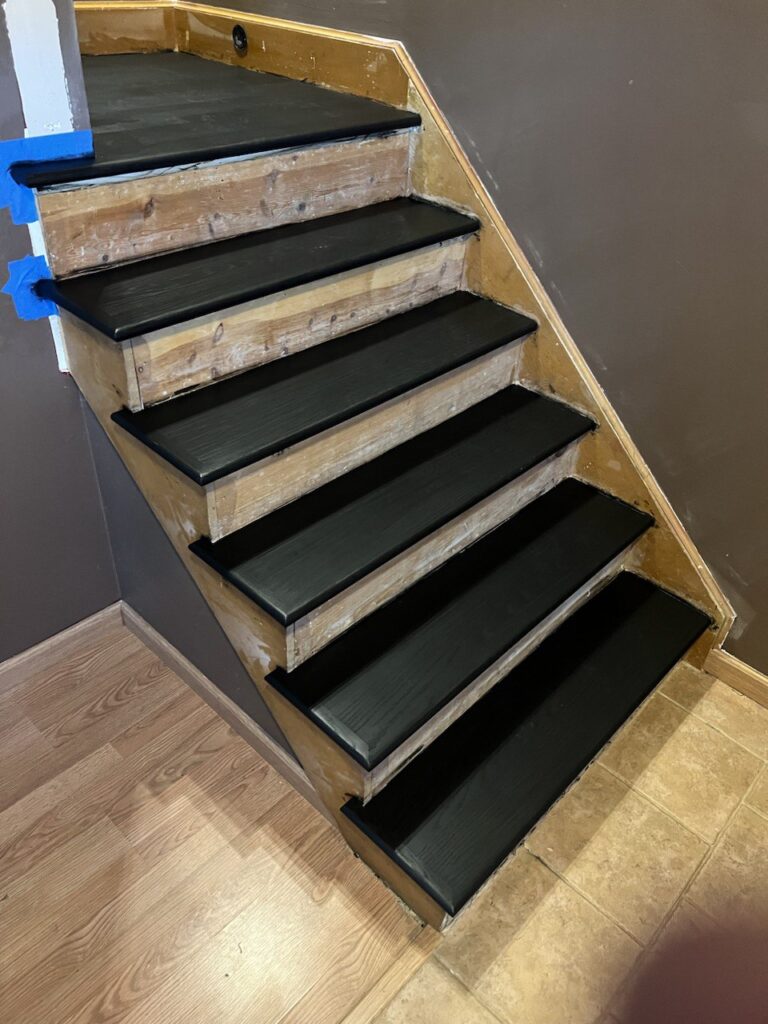 refinishing stairs