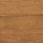 Early American wood stain on oak flooring with warm rustic brown tones