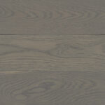 Oak floor stained Dark Gray with deep charcoal tones