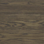 Dark Walnut stain on oak flooring with deep brown finish