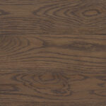 Sedona Red stain on oak flooring with bold red-orange tones