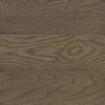 Special Walnut stain on oak flooring with warm medium brown color